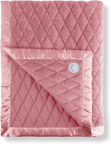 Dreamland Baby - Manta con peso de 4 libras para niños. Telas duales transpirables con lado de minky refrescante y micropolar acogedor en el