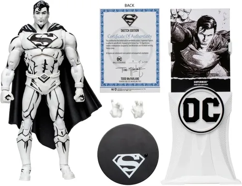Miniatura 3 de McFarlane Toys Superman DC Rebirth Sketch Edition SDCC 2023 Golden Label