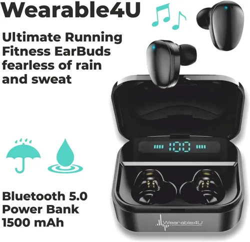 Miniatura 4 de Altavoz Bluetooth Bushnell Wingman View Golf GPS con auriculares Ultimate Black y paquete de cargadores de pared y coche