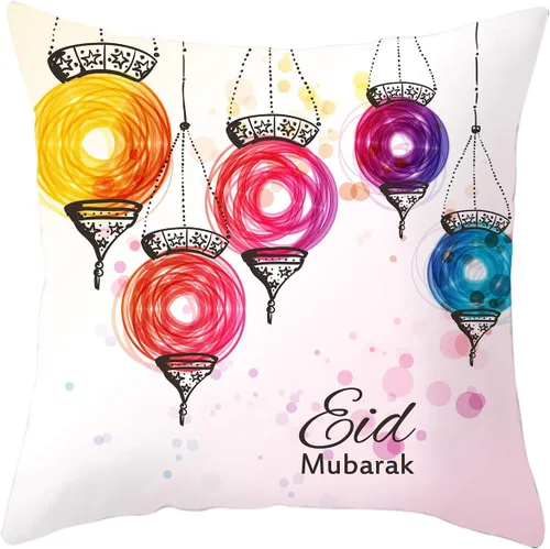 Miniatura 3 de Juego de 4 fundas de almohada decorativas cuadradas de acuarela para sofá, dormitorio, sala de estar, automóvil, 18 x 18 pulgadas