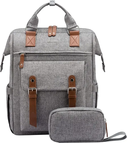 Miniatura 21 de LOVEVOOK - Mochila para laptop, para viaje de trabajo, bolso de enfermera, profesor, médico, viajero, para computadora de negocios, mochila