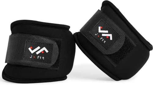Miniatura 8 de JFIT Par de pesas para muñeca, juego de 2, correas de muñeca para fitness, caminar, entrenamiento, múltiples opciones de tamaño y peso, cómodas