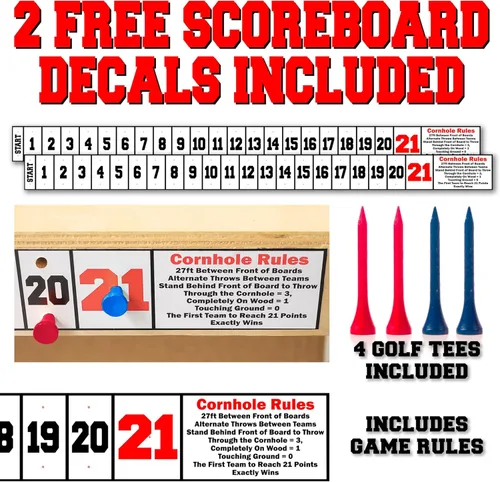 Miniatura 2 de Juego de 2 fundas de vinilo profesionales para tablero de Cornhole - Calcomanías de Cornhole de dragones de fantasía feroces para cubiertas