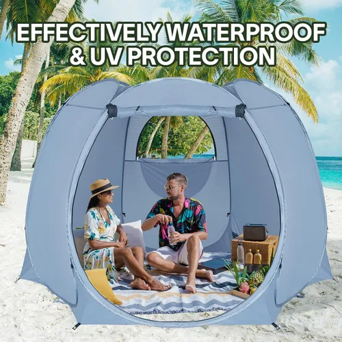 Miniatura 8 de Alvantor® Pop Up Screen Tent House Room Instant Outdoor Camping Canopy Sun Shelter Gazebo for Patio, Backyard & Deck, Privacy Tent(2-10 People