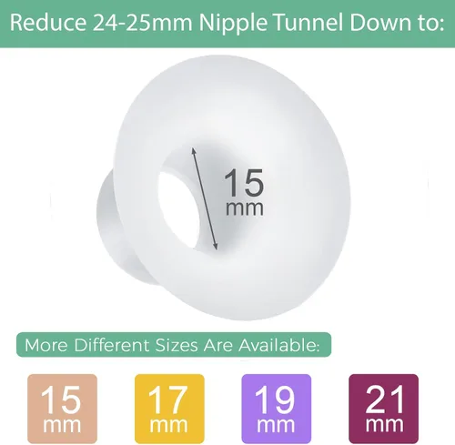 Miniatura 2 de Insertos de brida de silicona de 0.59 pulgadas compatibles con Momcozy S9 Pro S10 S12 Pro, Paruu P10 P3 R12, TSRETE, kmaier, MomWills, para Spectra