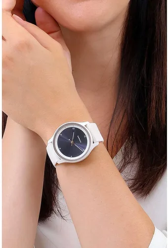 Miniatura 2 de Garmin vivomove Sport, reloj inteligente híbrido, características de salud y bienestar, pantalla táctil, color blanco