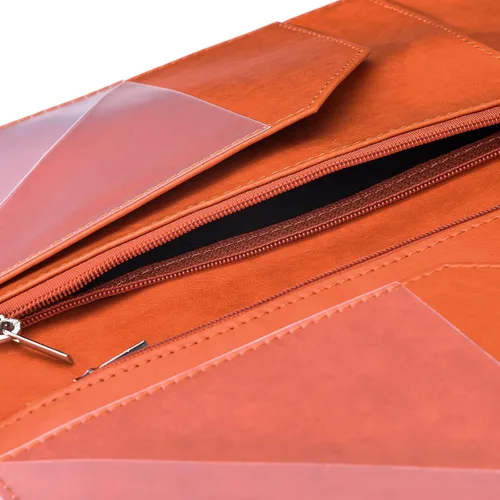 Miniatura 6 de Libros para camarera – Cartera de mesero de 5 x 9 pulgadas con bolsillo con cremallera, lindo organizador de libros de camarera y camareros con Gris