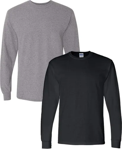 Miniatura 25 de Gildan - Camiseta DryBlend de manga larga para adulto, estilo G8400, paquete de 2