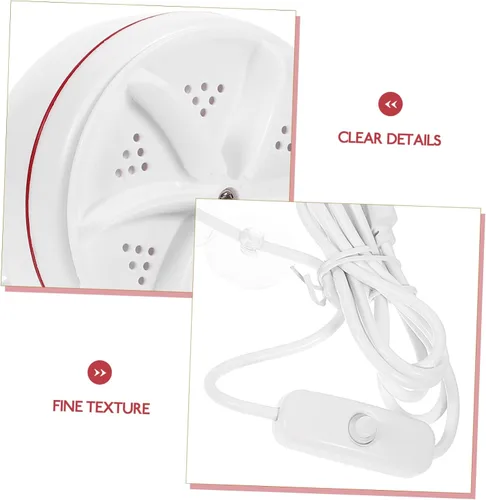Miniatura 8 de HOMSFOU Lavadora portátil de 30 W Mini lavadora de viaje con alimentación USB para camisas y calcetines sincronización inteligente Limpieza profunda