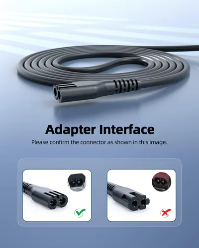 Miniatura 2 de Cargador de 4V apto para Wahl inalámbrico Magic Clipper 8148 8164 8591 8509 1919 8591L 8148L 8148-308 08504-400 97225-002 Clip Shaver, adaptador