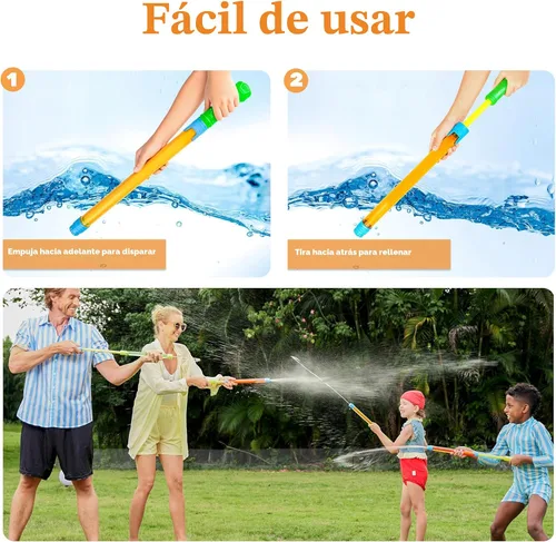 Miniatura 2 de JOYIN Paquete de 18 pistolas de agua de 16.5 pulgadas, pistolas de agua a granel, piscina al aire libre de verano, patio trasero, juego de agua