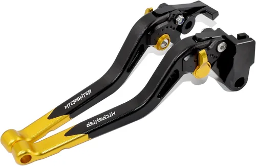 Miniatura 8 de Long Size Brake Lever Clutch Lever for Yamaha Fazer FZ-1 FZ-8 FZ-6 FZ-6R FZS600, CNC Aluminum Alloy Made (Black)