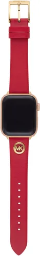 Miniatura 3 de Michael Kors Correa de piel roja para mujer para Apple Watch 38401614in modelo MKS8045 Rojo - Correa para Apple Watch