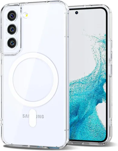 Miniatura 136 de Svanove para Samsung Galaxy S22 Funda de teléfono de silicona magnética, compatible con Magsafe, linda para mujeres, brillante color brillante, gel