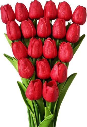 Miniatura 14 de UKELER 24 piezas de flores negras de tulipán, flores artificiales de poliuretano de tacto real para decoración del hogar, centros de mesa, arreglo