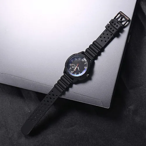 Miniatura 6 de Carty Correas de reloj de silicona de liberación rápida para hombres y mujeres, de alta calidad, impermeables, 0.787in, 0.866in, 0.945in, correas