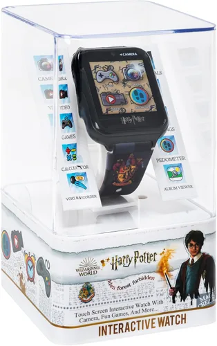 Miniatura 6 de Harry Potter - Reloj inteligente para niños con pantalla táctil, grabadora de voz, contador de pasos y fondos de pantalla mágicos, 10 caras de reloj