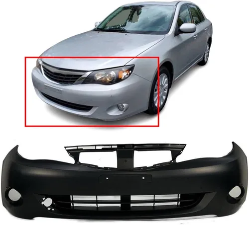 Miniatura 2 de FitParts Compatible con cubierta de parachoques delantero Fascia 2008-2011 Subaru Impreza WRX STI GT Sport. Nuevo, imprimado sin orificios de sensor