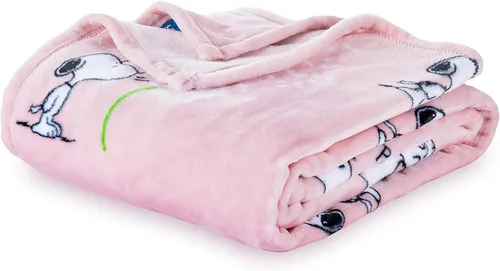 Miniatura 21 de Berkshire Blanket Peanuts® VelvetLoft® Manta de Felpa con el Tierno Personaje Snoopy, Peanuts Snoopy Everyday Buffalo Plaid Navy Tonal, Manta 55
