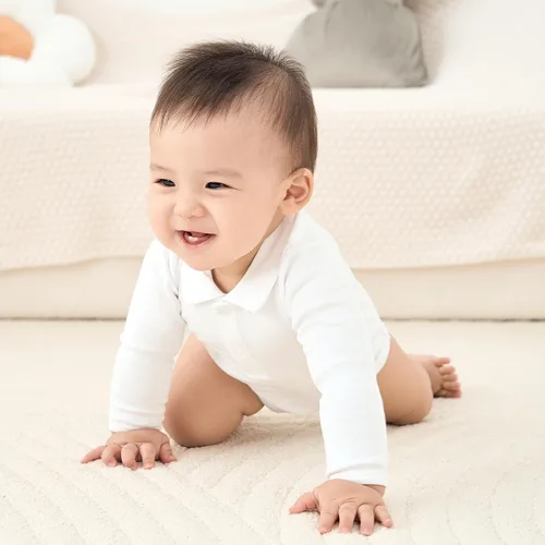 Miniatura 2 de pureborn Mameluco de algodón súper suave para bebés niños y niñas de 0 a 24 meses