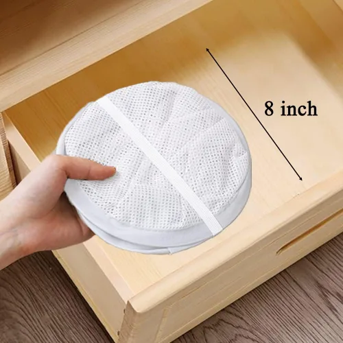 Miniatura 4 de Paquete de 2 cestas plegables de malla para la ropa sucia, cestas plegables para la ropa de baño, dormitorio universitario, viajes (blanco)