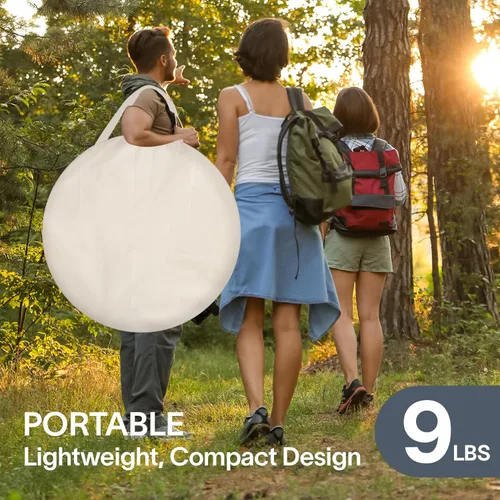 Miniatura 7 de Alvantor Tienda de campaña desplegable para casa, cenador instantáneo al aire libre con mosquitera y protección solar UPF 50+, refugio portátil