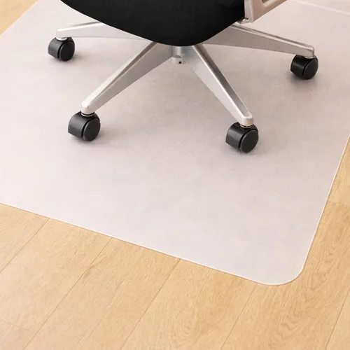 Miniatura 5 de Marvelux Tapete antideslizante para silla para suelos duros, 45 x 53 pulgadas, protector de suelo de madera dura de oficina blanco duradero