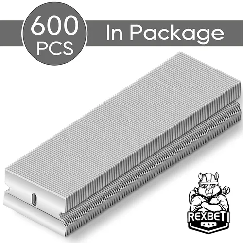 Miniatura 7 de REXBETI 600 cuchillas de afeitar de un solo filo, industrial, cuchillas de repuesto para cortador de caja, cuchillas raspadoras de vidrio
