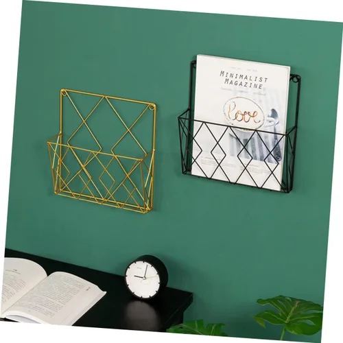Miniatura 9 de IMIKEYA Estante de libros montado en la pared para apuestas