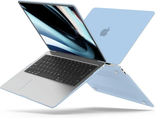 Miniatura 7 de B BELK Funda compatible con MacBook Air de 13 pulgadas 2022 2021 2020 2019 2018 A2337 M1 A2179 A1932 Touch ID, carcasa rígida de plástico mate