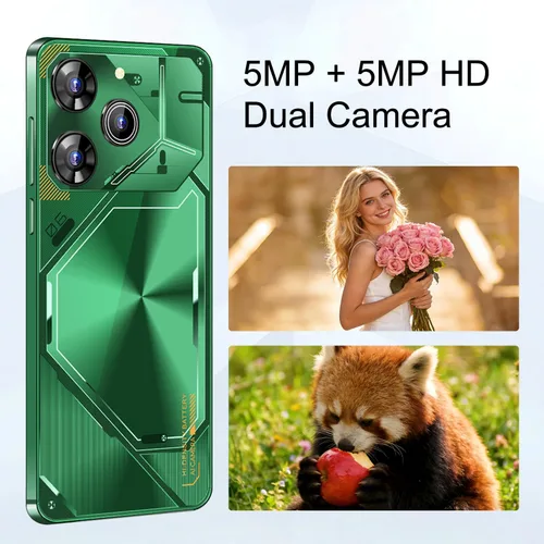 Miniatura 7 de Pova6pro - Teléfono inteligente IPS de 5.0 pulgadas, 2 GB+16 GB expandible a 128 GB, 4G Dual SIM, Android 10.0, cámaras duales de 5 MP+5MP, batería