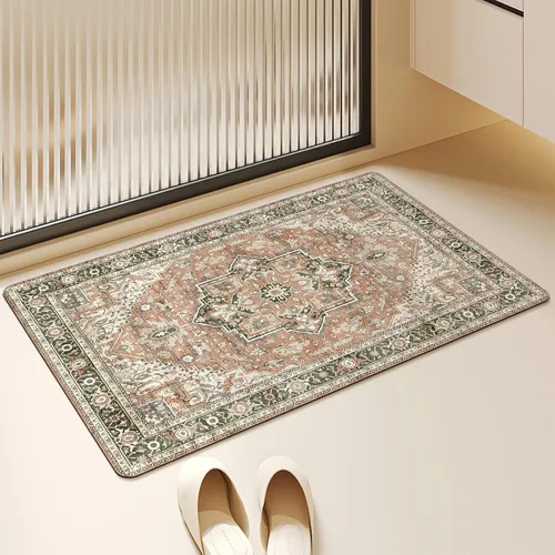 Miniatura 4 de Alfombra, absorbente de agua antideslizante para baño, puerta delantera, junto al fregadero - tradicional 16 ″ x24 ″