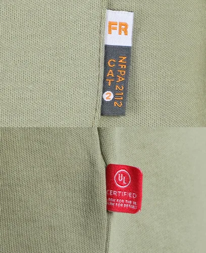 Miniatura 48 de KONRECO Camisas FR para hombres de manga larga Henley 7oz 100% algodón FRC camisa de soldadura de ropa