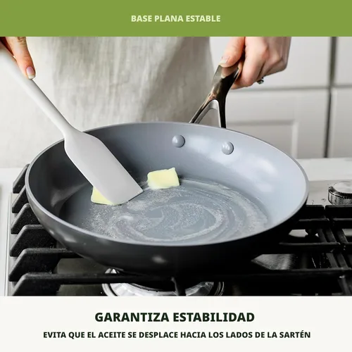 Miniatura 7 de GreenPan Valencia Pro - Juego de sartenes antiadherentes de cerámica de 10 y 12 pulgadas, utensilios de cocina anodizados duros sin PFAS, listos