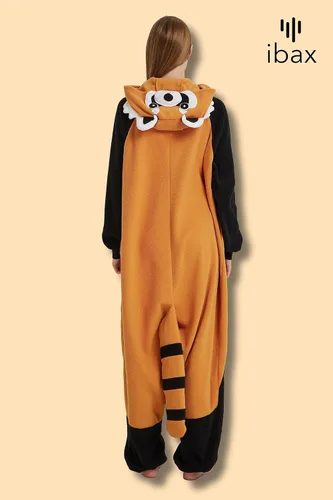 Miniatura 4 de IBAX Pijama de forro polar para adultos. Disfraz de mameluco para adultos. Mameluco de animal para adultos. Mameluco de Halloween para adultos.