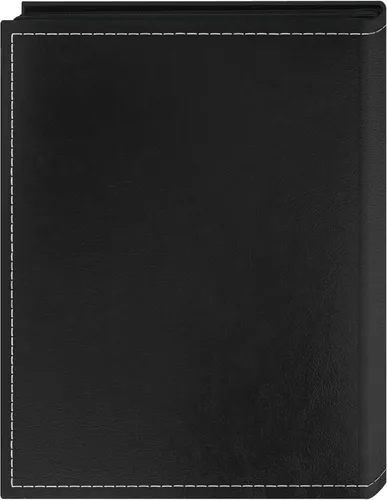 Miniatura 2 de Pioneer Photo Albums Álbum de cubierta de cuero sintético bordado con 36 bolsillos para impresiones de 4 x 6 pulgadas, color negro