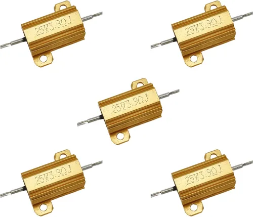 Miniatura 7 de RX24 50 W 4 Ohm Resistor Caja de aluminio Wirewound chasis montado -4pcs