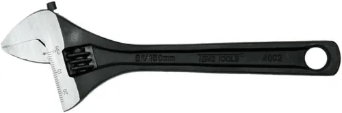 Miniatura 6 de Teng Tools Llave industrial ajustable de 4 pulgadas con escala graduada - 4001, plata