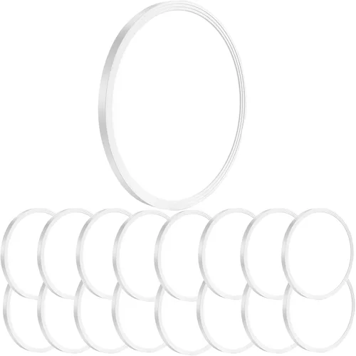 Miniatura 13 de Paquete de 6 lámparas de techo LED de montaje empotrado de 12 pulgadas 3200LM, lámpara de techo delgada de 28W redonda de montaje en superficie