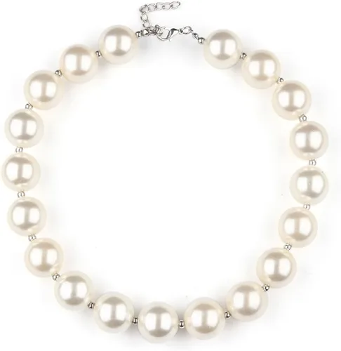 Miniatura 2 de Lujuny Juego de collar y pulsera de burbujas gruesas para niños y niñas, Acrílico Perla