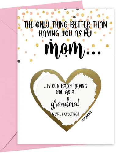 Miniatura 6 de Tarjeta de rascar de embarazo para mejor amiga nuevo bebé, tarjeta de rascar para mejor amiga, promoción a tía anuncio de bebé (esposo)