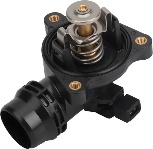 Miniatura 18 de Ensamble de carcasa de termostato IRONTEK con sensor 2L2Z8592AA para Ford Explorer 2002-2010, Explorer Sport Trac 2007-2010, para Mercury