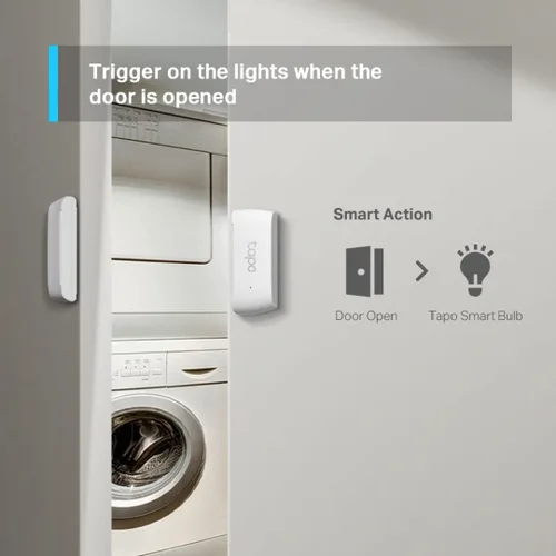 Miniatura 7 de Kit de inicio del sensor Tapo de TP-Link: "1 x Hub H100" + "1 x Sensor de movimiento T100" + "1 x Sensor de contacto T110