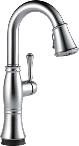 Miniatura 20 de Delta Cassidy Lumicoat Arctic Stainless 9997-AR-PR-DST - Grifo de barra de níquel cepillado con rociador extraíble, moderno grifo de fregadero