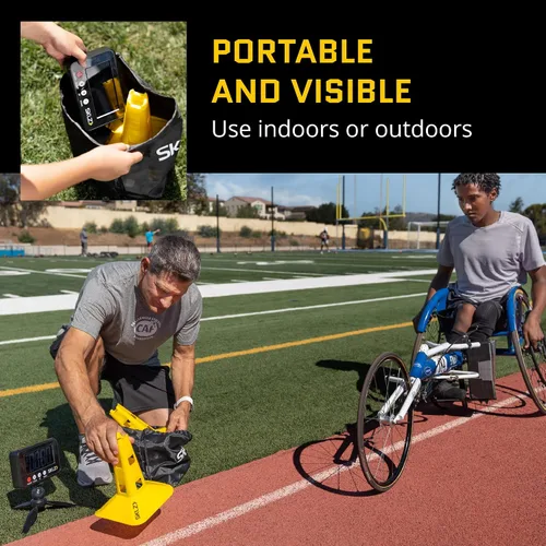 Miniatura 3 de SKLZ Speed Gates for Sports and Athletic Speed Training, Yellow