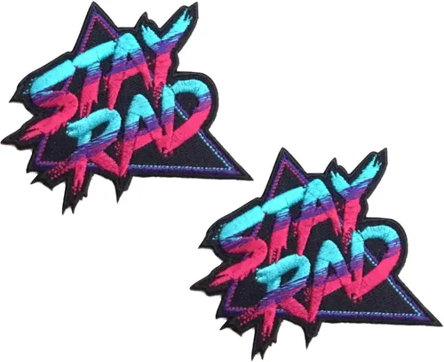 Parche bordado Stay Rad para planchar o coser