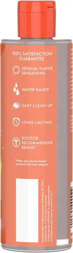 Miniatura 6 de Astroglide - Lubricante personal con sabor a melocotón (8.5 oz), lubricante para hombres, mujeres y parejas, delicioso sabor, hipoalergénico, seguro