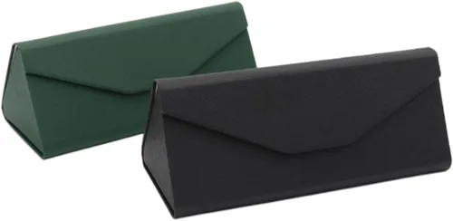 Miniatura 135 de Real Sic Funda para lentes de sol para hombres y mujeres, soporte magnético plegable para lentes de sol, inspirado en el color sólido