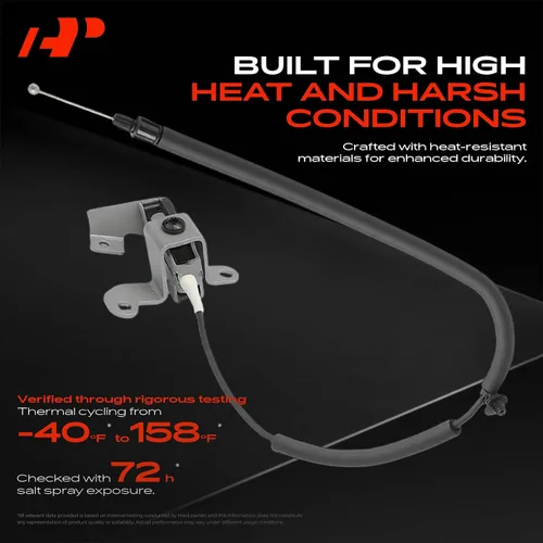 Miniatura 4 de A-Premium Actuador de pestillo de cerradura de puerta con cable compatible con vehículos Ford – F-250 Super Duty 2017-2022, F-350 Super Duty