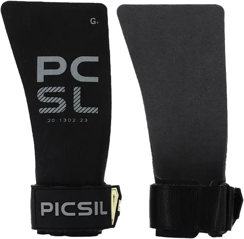 Miniatura 7 de PICSIL - Agarres Heron + Muñequeras + Bolsa de Transporte Protección Completa de las Manos para Crosstraining y Gimnasio Uso sin Tiza Agarre